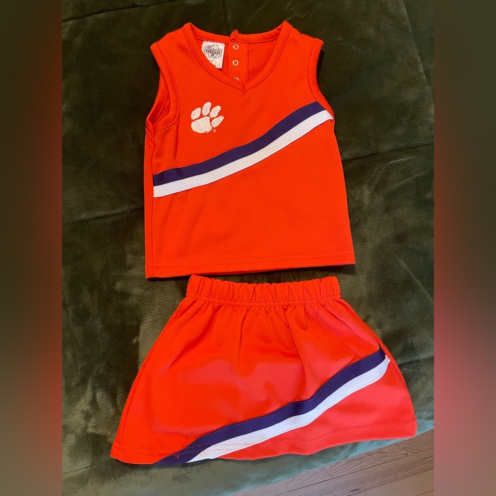 Clemson Toddler Cheer Set